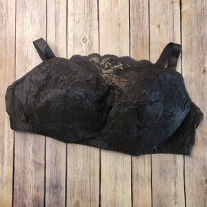 Comfort Choice black lace bra size 48C